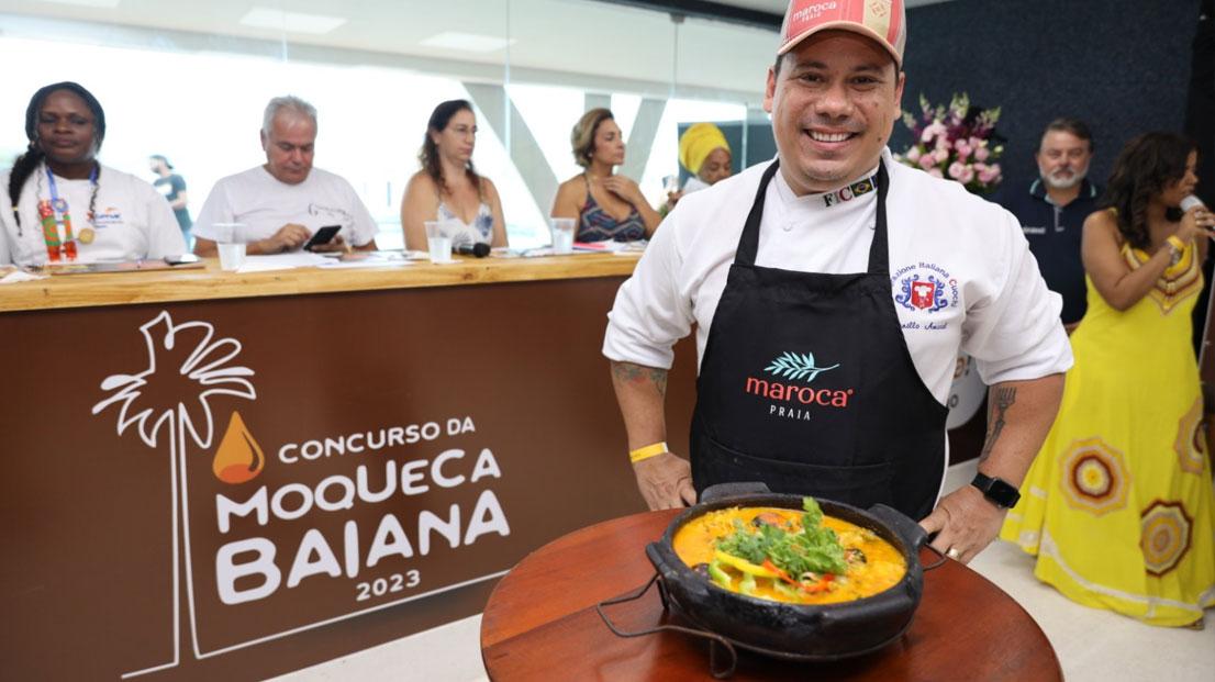Cabrália: O chef Danilo Amaral levou o troféu Dendê de Ouro para Santa Cruz Cabrália