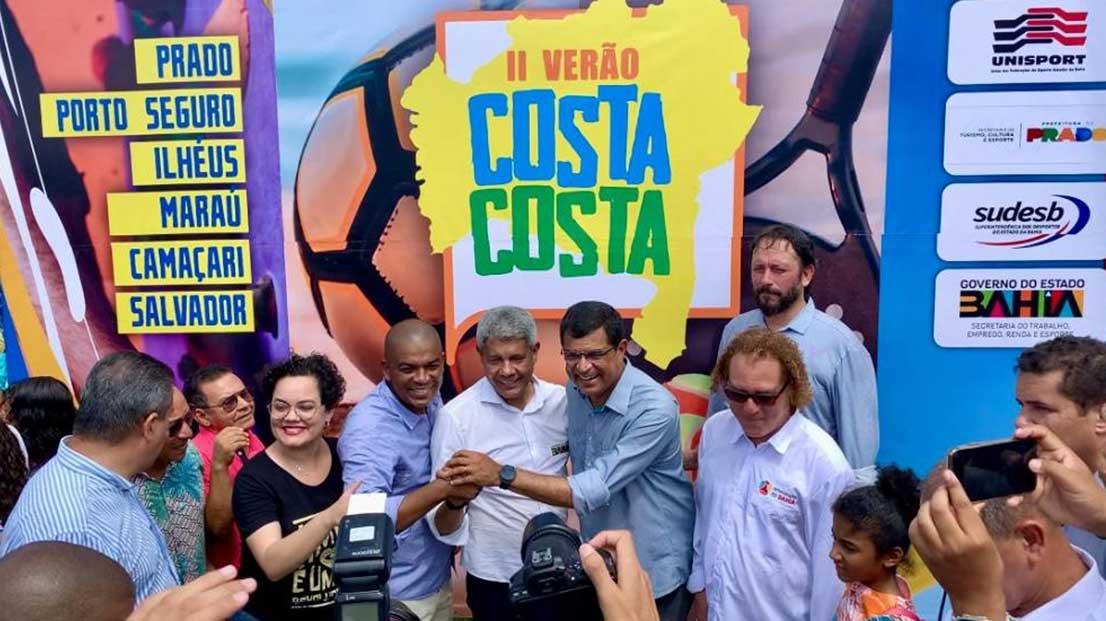 Projeto Verão Costa Costa II leva esporte e lazer para Porto Seguro, Ilhéus e Prado