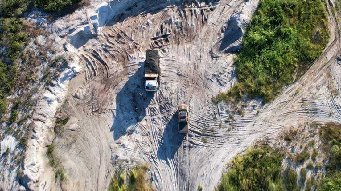 Extração ilegal de minério é combatida pela CIPPA/PS em operação em Belmonte