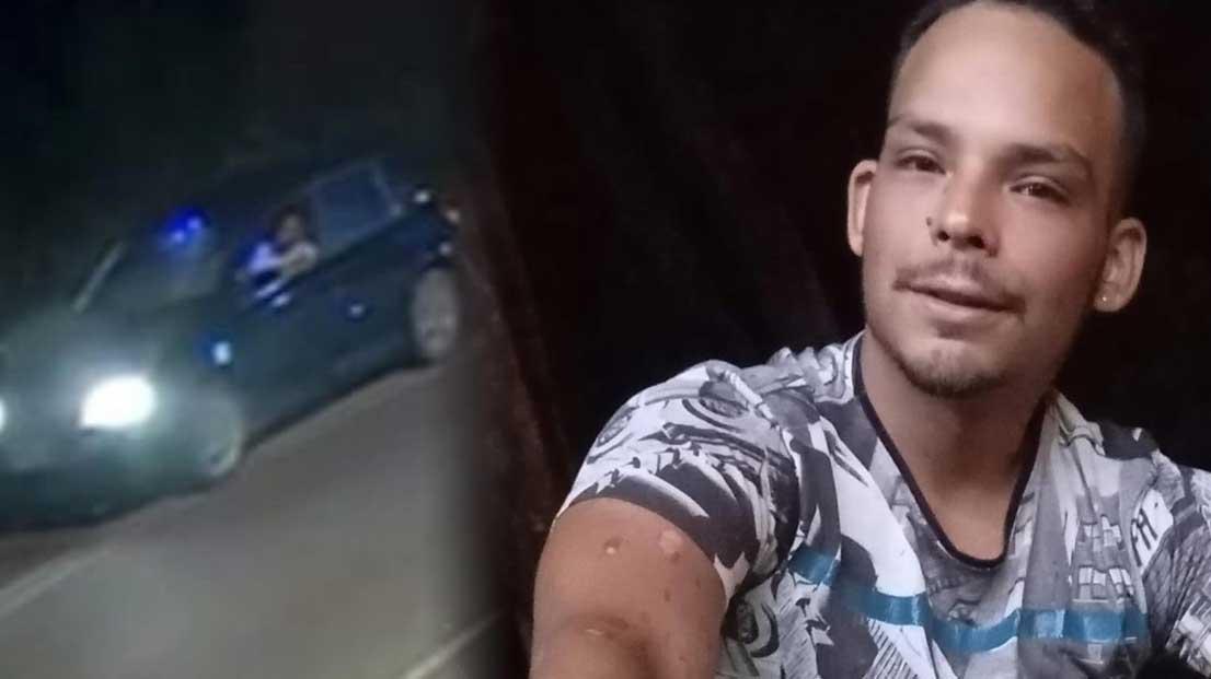 Vídeo chocante mostra momento trágico em que jovem é atropelado por carro no Arraial d’Ajuda