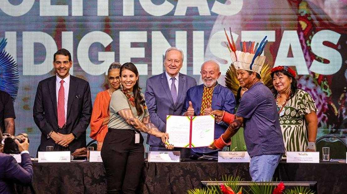 Lula oficializa demarcação da terra indígena Aldeia Velha em Porto Seguro