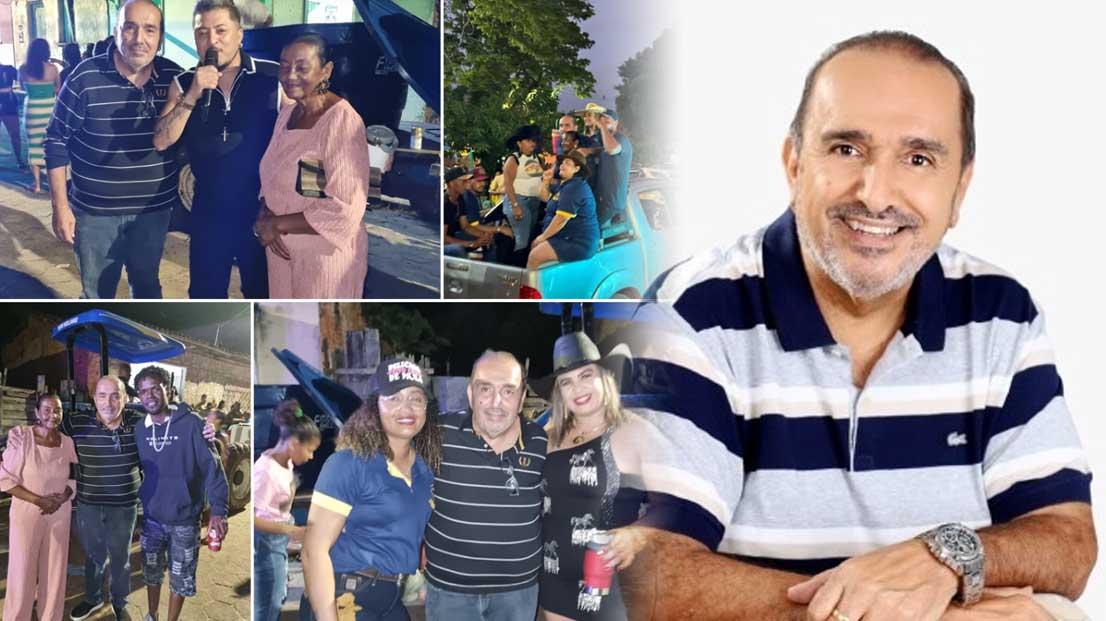 Pré-candidato Iêdo Elias recebe apoio da população de Santa Maria Eterna durante cavalgada