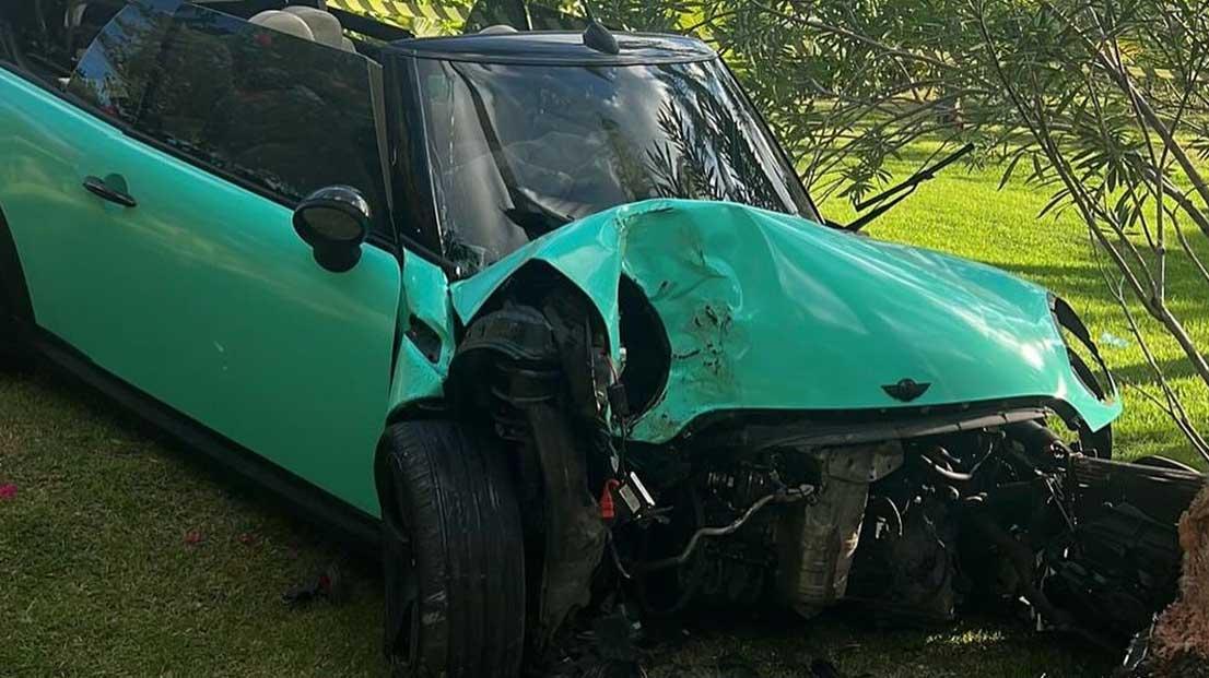 Motorista em alta velocidade causa acidente na orla norte de Porto Seguro