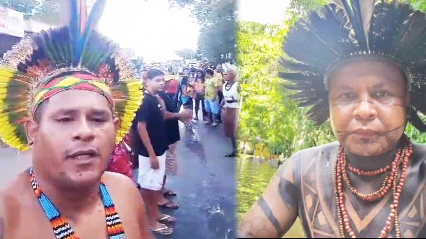 Pataxós fecham BR-367 em protesto por demarcação de terra em Coroa Vermelha