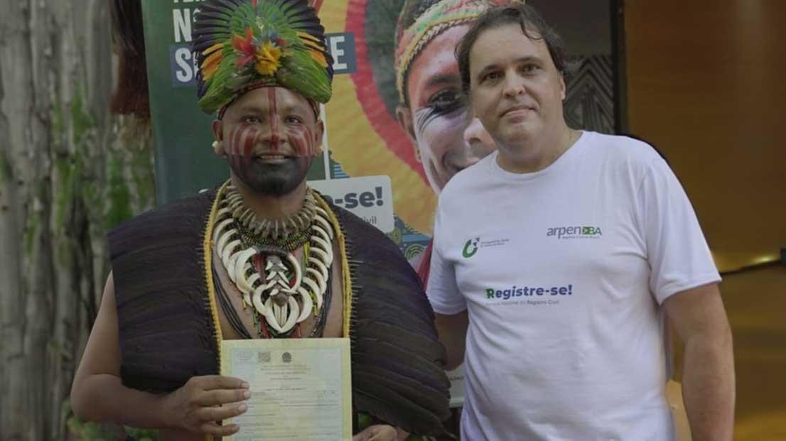 Registre-se: Corregedoria-Geral do TJ-BA emite primeira certidão de nascimento em reserva indígena de Porto Seguro