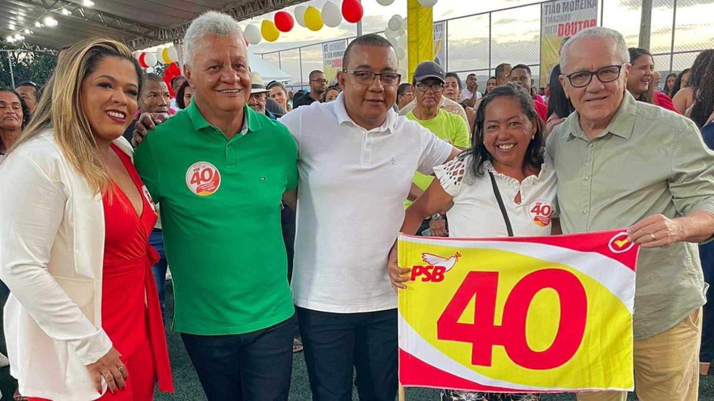 Convenção partidária oficializa chapa de Tião Moreira e Juzenia da Construsilva para prefeitura de Mascote