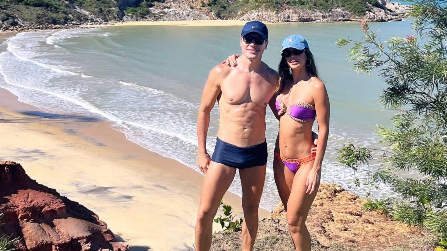 Rodrigo Faro e sua família curtem férias de luxo em Trancoso