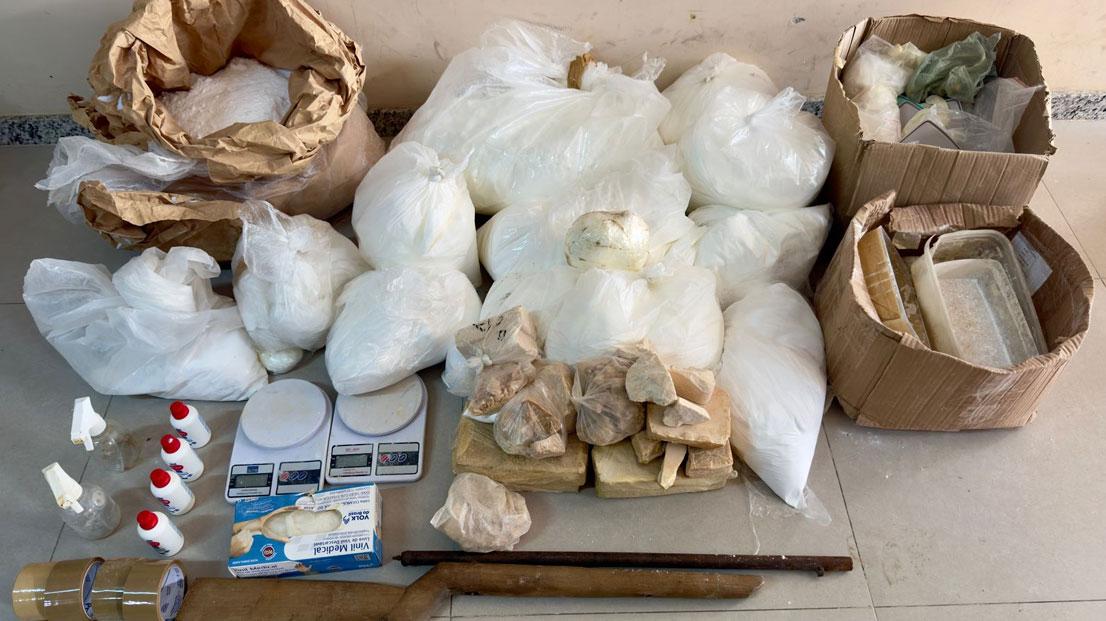 Ação da Rondesp resulta na apreensão de 60 kg de drogas em Eunápolis