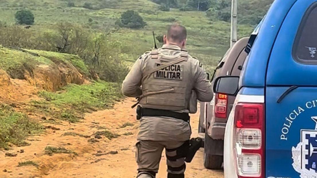 Homem encontrado morto na zona rural de Eunápolis com lesão por arma branca
