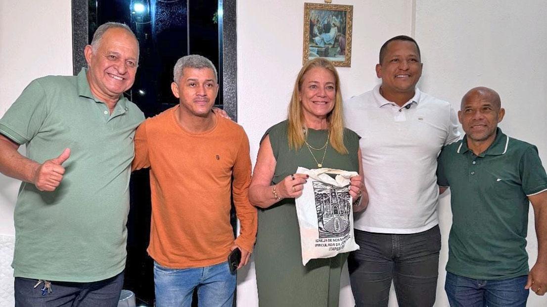 Vereador Cid Lima convida deputada Fabíola Mansur para as festividades dos 67 anos de Itapebi