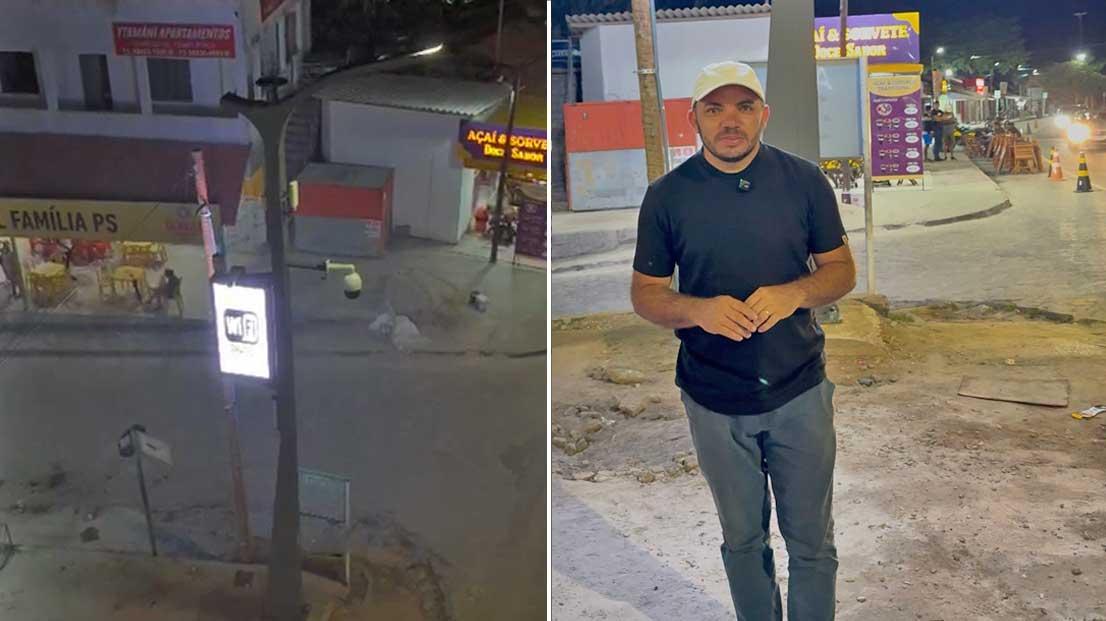 Prefeitura de Cabrália inova com postes inteligentes: câmera e Wi-Fi grátis para todos
