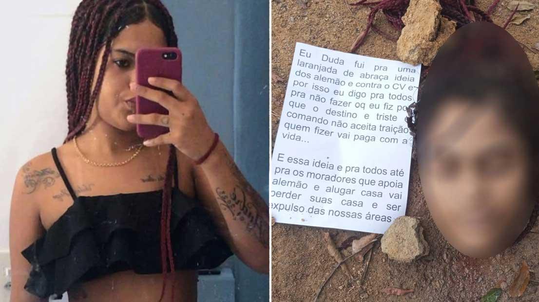 Um crime brutal em Eunápolis: cabeça de jovem é encontrada em sacola plástica com bilhete ao lado; veja
