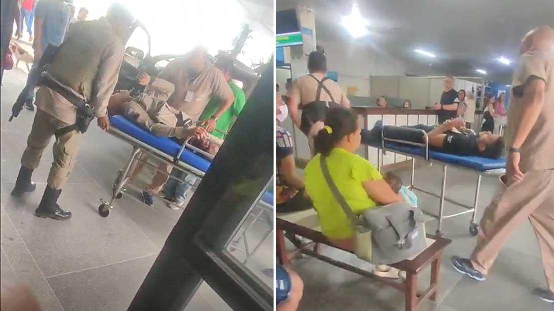 VÍDEO: Dois policiais, um civil e outro militar, são baleados em tiroteio no distrito de Pindorama em Porto Seguro