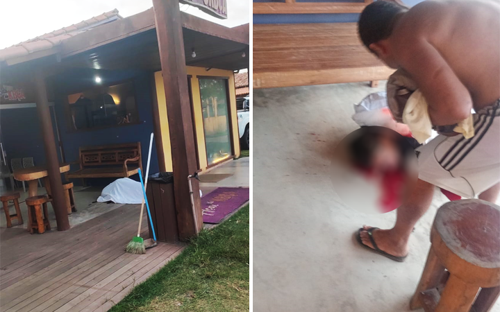 Homem é assassinado a tiros em frente a açaiteria da Aldeia Xandó; Veja vídeo