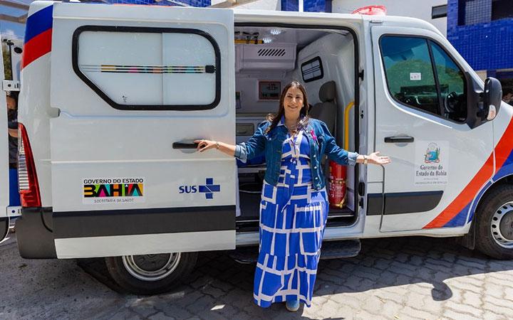 Reforço no atendimento: Hospital Luís Eduardo Magalhães recebe nova ambulância; Veja