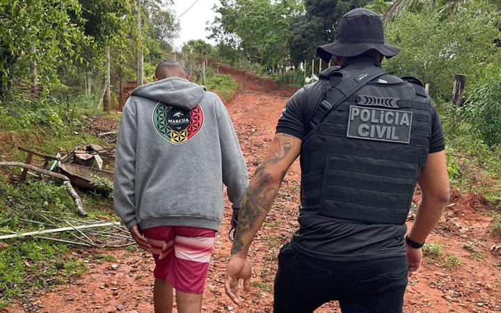 Polícia Civil prende em flagrante autor de tentativa de feminicídio e homicídio em Itabela; Veja