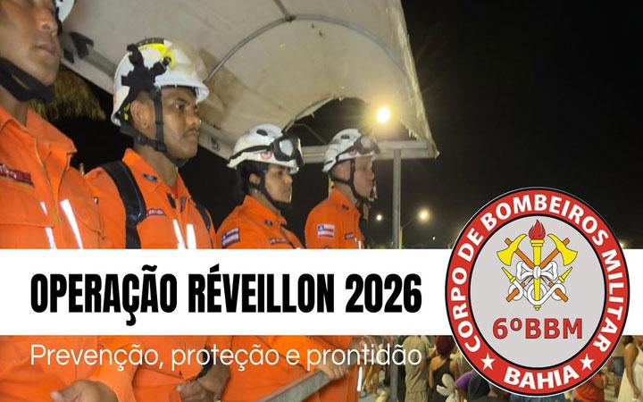 CBMBA intensifica medidas de segurança em Porto Seguro e Santa Cruz Cabrália durante Réveillon 2026  