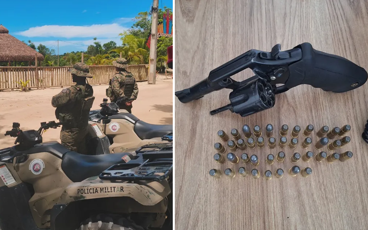 Cippa apreende arma e munições durante patrulhamento na Aldeia Novos Guerreiros; Confira