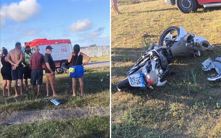 Porto Seguro: Colisão entre carro e moto no Trevo do Anel Viário resulta na morte de motociclista; Veja vídeo