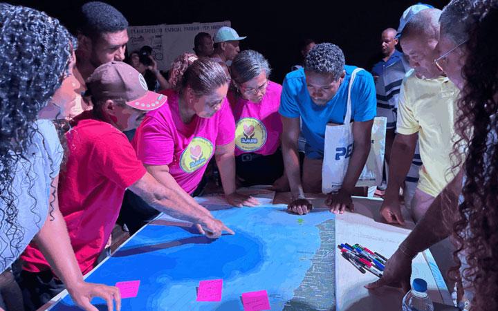 Mapeamento do mar reúne pescadores e marisqueiras de Belmonte, Cabrália e Porto Seguro em ação do PEM Nordeste