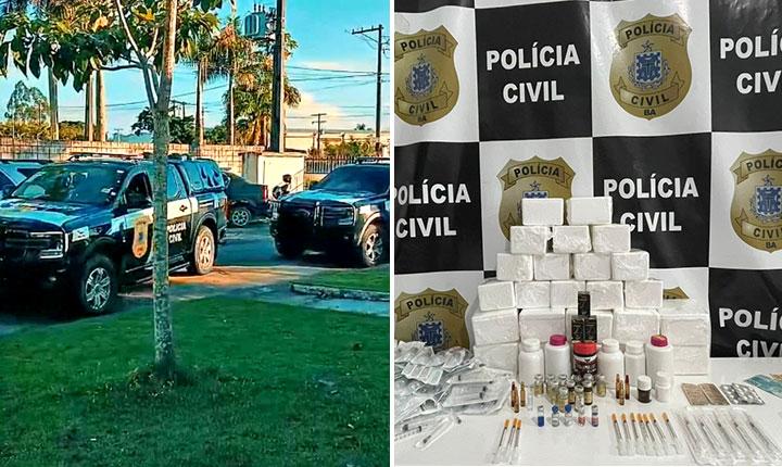Polícia civil deflagra “operação Teatro do Crime” e desarticula organização criminosa em Porto Seguro; Veja vídeo