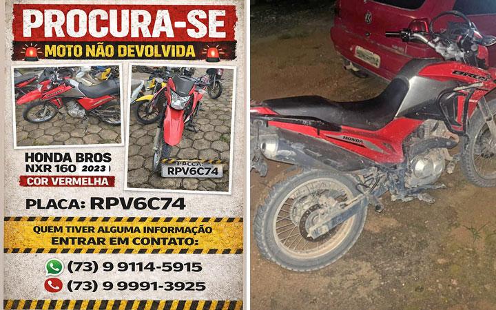 Suspeito de furtar moto em Itamaraju é detido por populares em distrito de Guaratinga; Veja