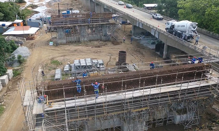 Obras da nova ponte sobre o Rio Jequitinhonha avançam em Itapebi e deve ser concluída em 2026; Veja