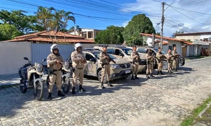 Polícia intensifica policiamento com viaturas e aeronave após disputa entre grupos criminosos em Cabrália; Veja vídeo