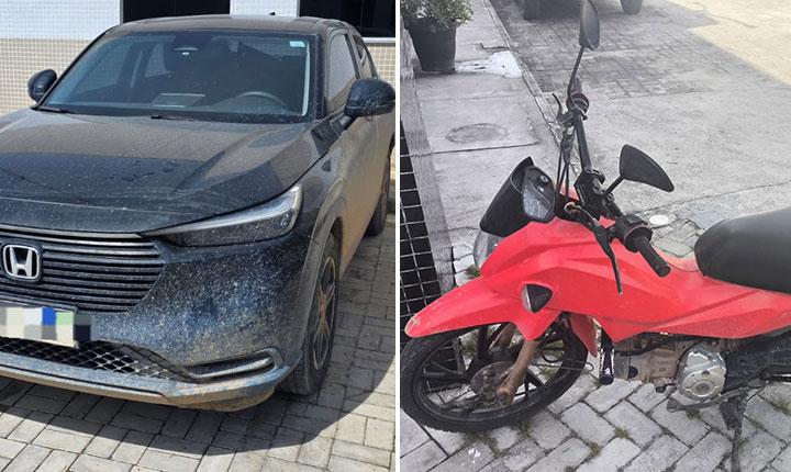 Polícia militar da recupera veículos com restrição de furto/roubo em Arraial d’Ajuda e Trancoso; Veja