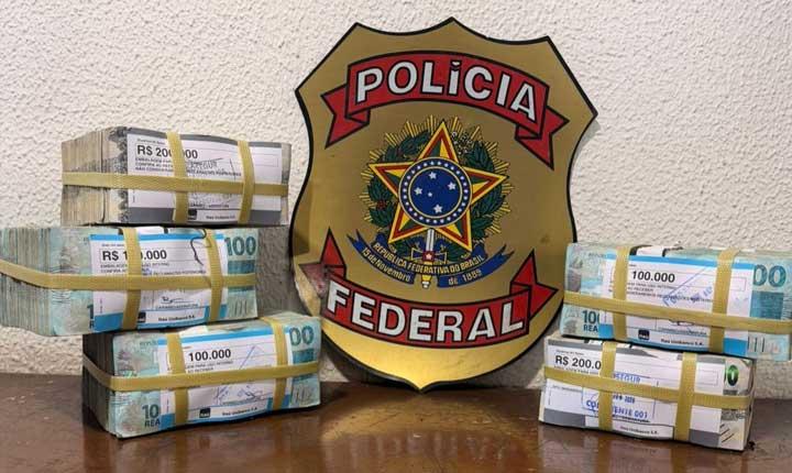 Suspeito de lavagem de dinheiro é preso pela Polícia Federal com R$ 700 mil em espécie em Porto Seguro