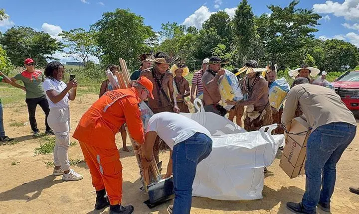 Bahia Sem Fogo entrega equipamentos a brigadas indígenas e reforça prevenção em Eunápolis, Belmonte, Porto Seguro e Santa Cruz Cabrália; Confira
