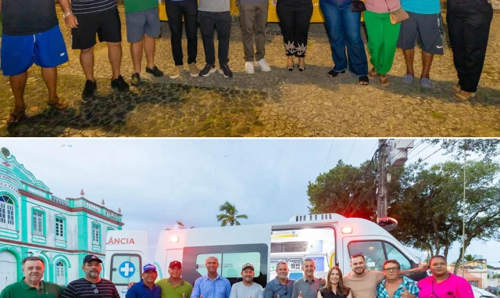 Deputada Cláudia Oliveira entrega ambulância e barracas da economia solidária em Canavieiras