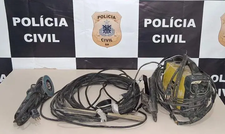 Eunápolis: Funcionário aproveita ausência do patrão, furta ferramentas e acaba preso pela polícia civil
