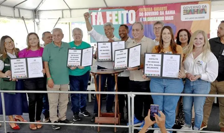 Itagimirim recebe investimentos com presença de Cláudia Oliveira e Jerônimo Rodrigues; Confira