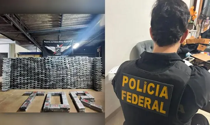 Policia federal cumpre mandados em Porto Seguro, na Bahia, e mais três estados após apreensão de mais de R$ 40 milhões em cocaína