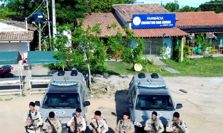 Polícia Militar intensifica policiamento no distrito de Caraíva em Porto Seguro; Confira