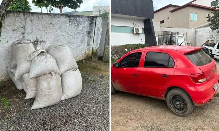 Polícia Militar prende dois suspeitos e recupera 13 sacos de café furtados em Itabela