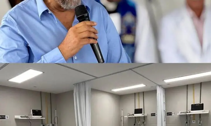 Prefeito Robério Oliveira entrega Nova Ala Vermelha do Hospital Geral de Eunápolis; Veja
