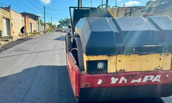 Prefeitura acelera pavimentação no Dinah Borges e Alto da Boa Vista e avança com novas frentes de obras; Veja